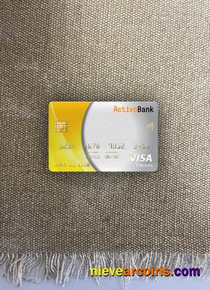 Portugal Activobank visa electron card photolook